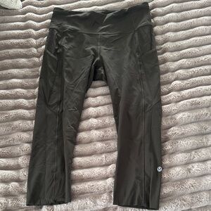 lululemon athletica Dark Olive Capris